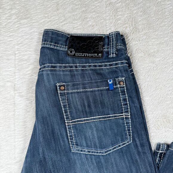 Vintage Y2K Southpole Blue Tab Relaxed Fit Jeans - Picture 2 of 10